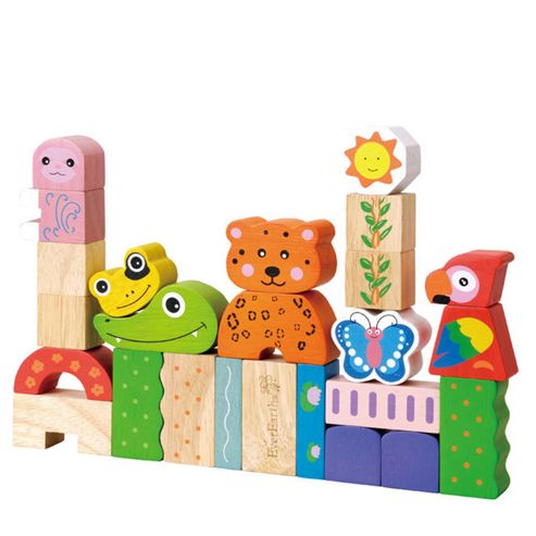 Image of Everearth Eco Amazon Building Blocks 18m+