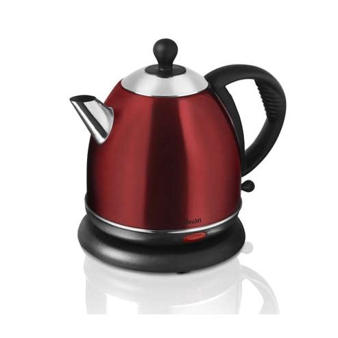 Image of Swan Sk24020roun 0.8 Litre Rouge Kettle