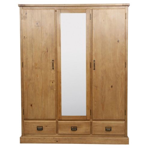 Image of Portobello 3 Drawer Wardrobe