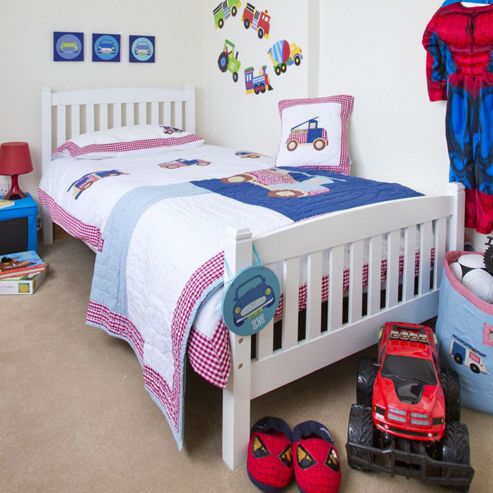 Image of Snowy Single Bed - White