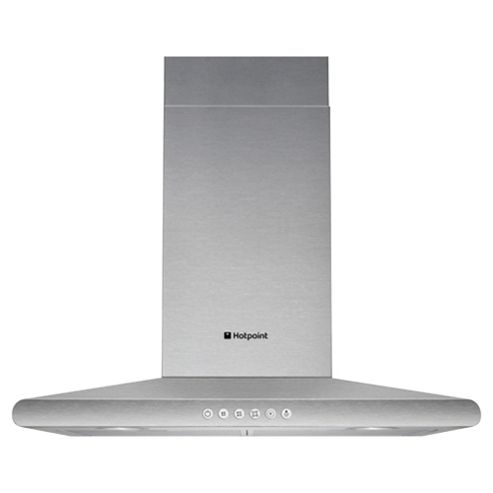 Image of Hotpoint Hhc6.7ab, 60cm, Chimney Hood, Inox