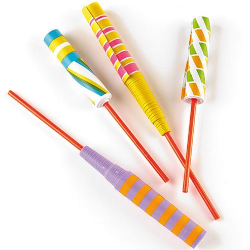 Image of Party Bag Paper Sword Flickers (pack Of 6)