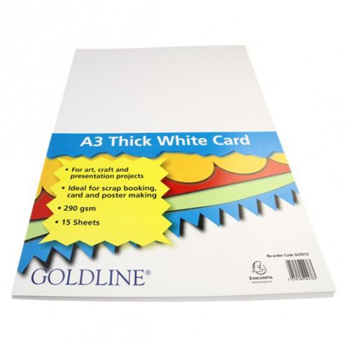 Image of White Card A3 290gsm - 15 Pk