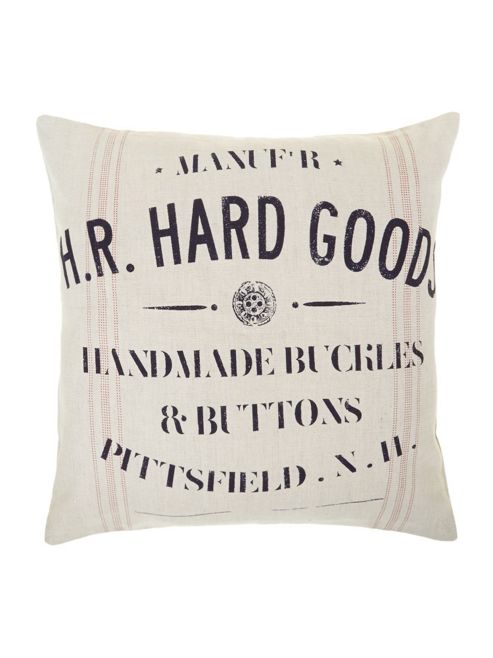 Image of Linea Handmade Buttons Advertisement Cushion