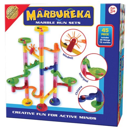 Image of Marbureka 45 Piece Marble Run Set