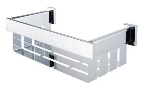 Image of Haceka Edge Bottle Holder In Chrome
