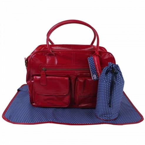Image of Koto Leatherette Changing Bag (red)