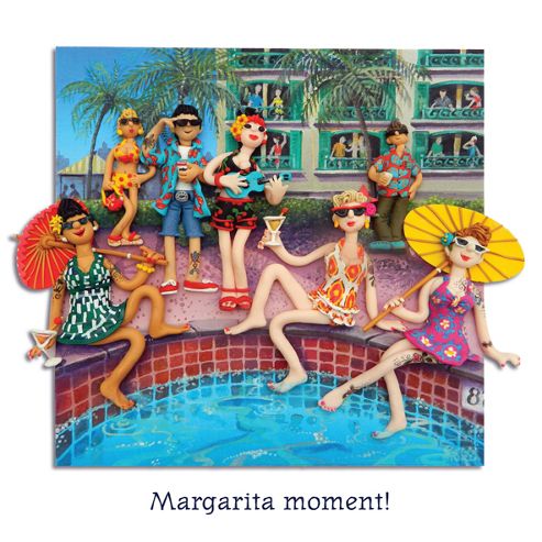 Image of Holy Mackerel Margarita Moment Greetings Card