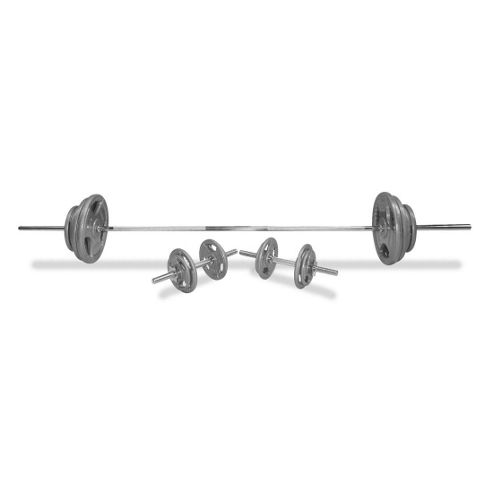 Image of Body Power 101kg 6ft Tri-grip Combi Standard Weight Set