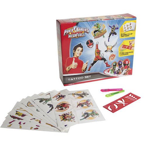 Image of Power Rangers Super Megaforce Tattoo Set