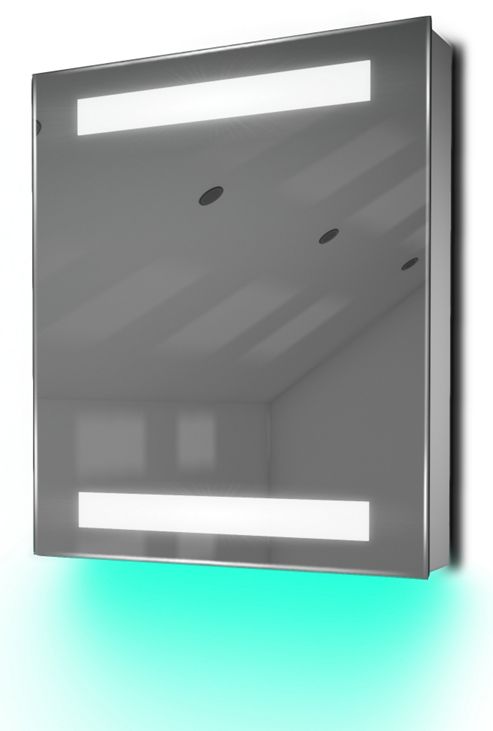 Image of Ambient Audio Bathroom Cabinet With Bluetooth, Shaver Socket & Sensor K127taud