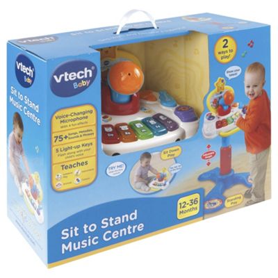 vtech sit to stand music centre tesco