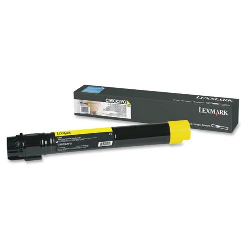 Image of Lexmark C950 Yellow Extra High Yield Toner Cartridge