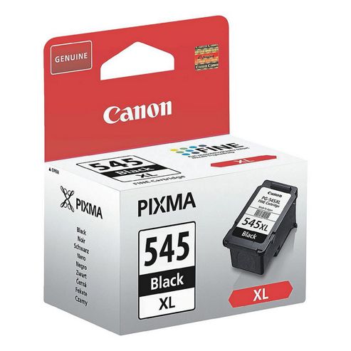 Image of Canon Pg-545xl (black) High Capacity Ink Cartridge (yield 400 Pages) For Pixma Mg2250, Mg2450, Mg2550