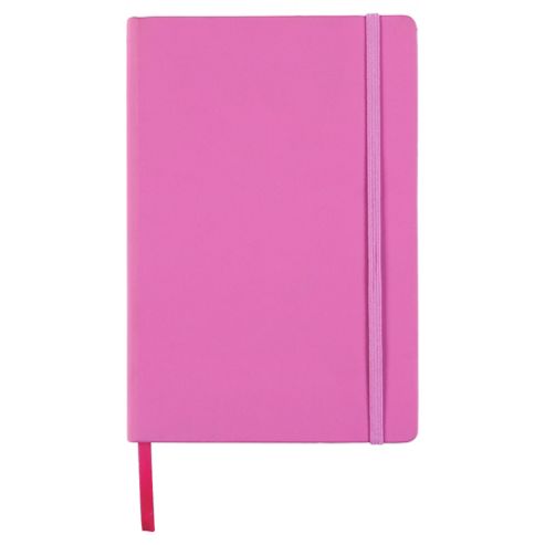 Image of Tesco Pink Soft Cover Notebook, A5