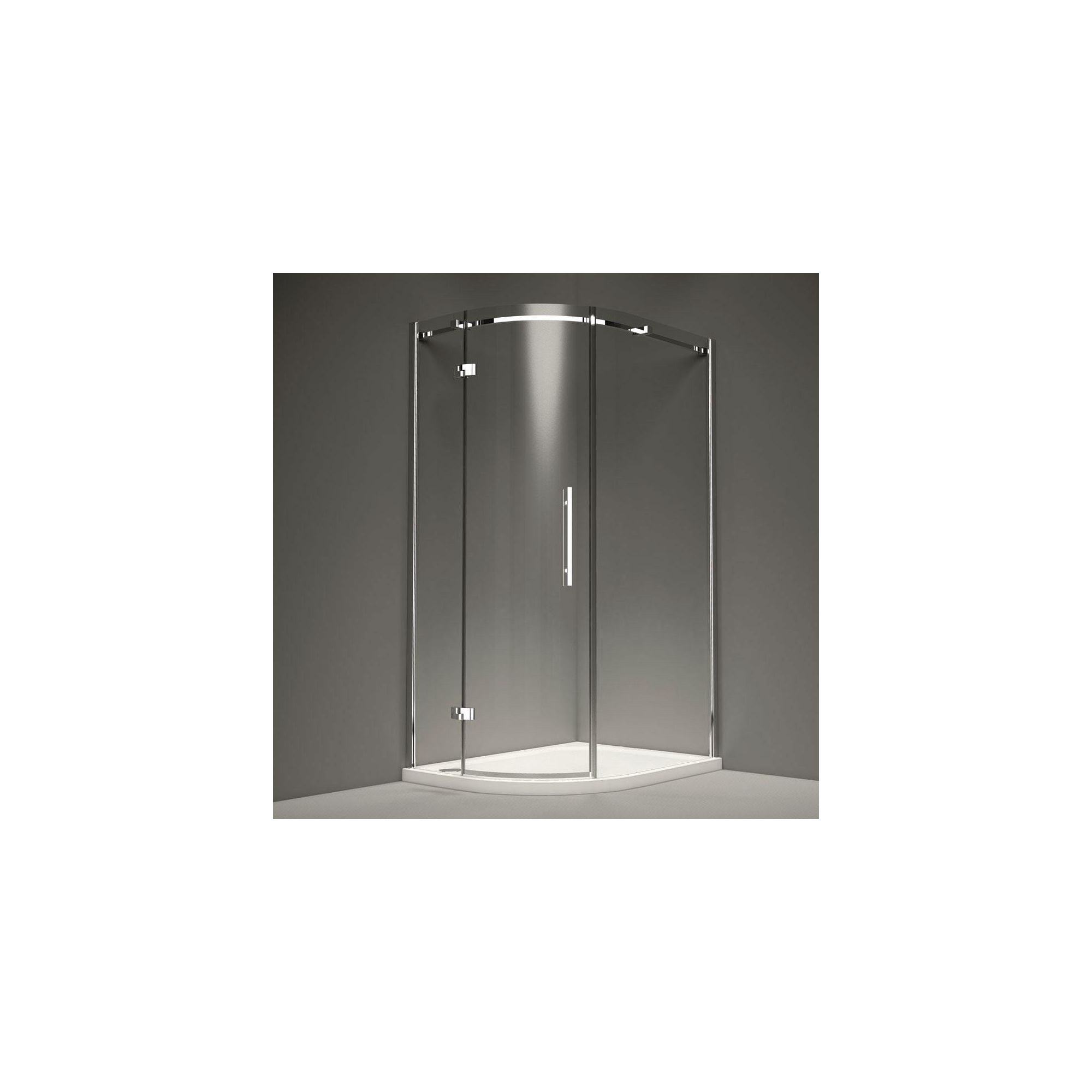Merlyn Series 9 Offset Quadrant Shower Door, 1200mm x 800mm, 8mm Glass, Left Handed at Tesco Direct