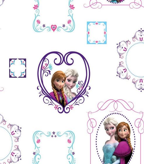 Image of Disney Frozen Bedroom Wallpaper - Frames