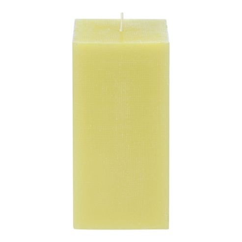 Image of Casa Couturein Spire Grid Pillar Candle In Clear