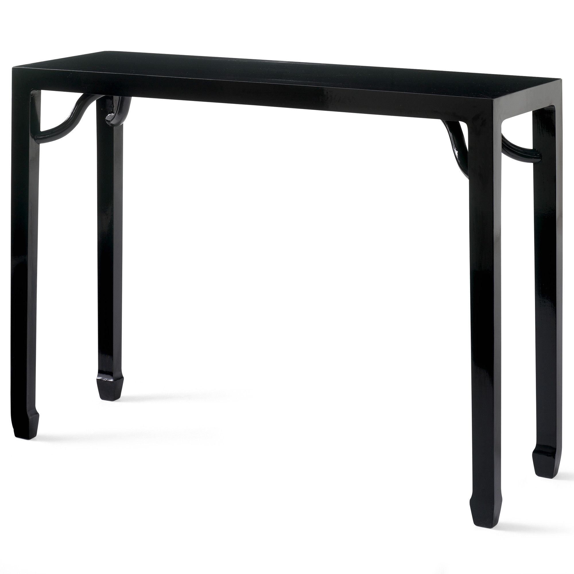 Shimu Chinese Classical Ming Console Table - Black Lacquer at Tesco Direct