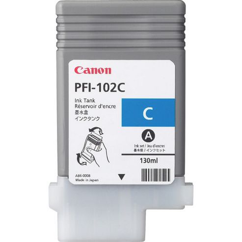 Image of Canon Pfi-102c (cyan) Ink Tank (130ml)