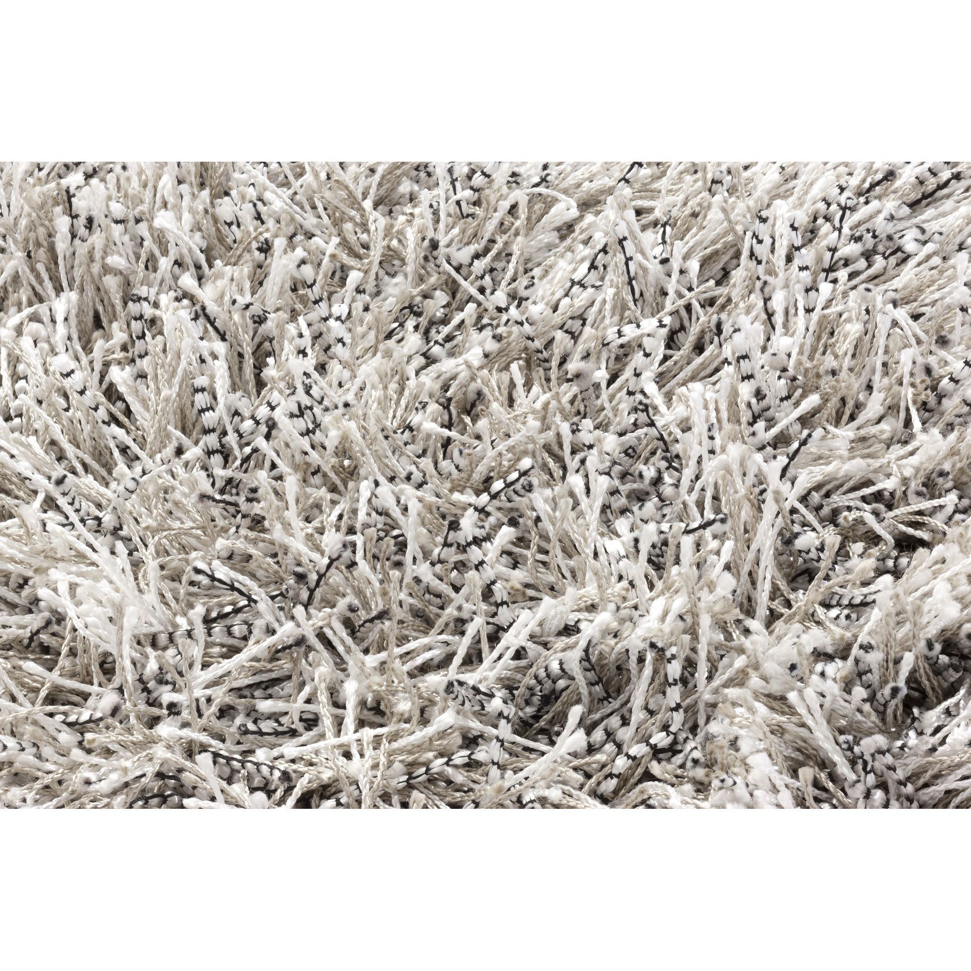 Linie Design Sprinkle Silver Shag Rug - 230cm x 160cm at Tescos Direct