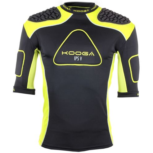 Image of Kooga Rugby Senior Ips Pro V Shoulder Pads Irb Approved - Black