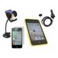 Yellow ProGel Case, LCD Protector, Car Charger, In Car Holder - iPod Touch 4G