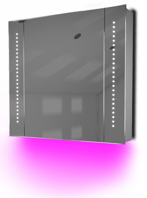 Image of Ambient Demist Bathroom Cabinet With Sensor & Internal Shaver Socket K65p