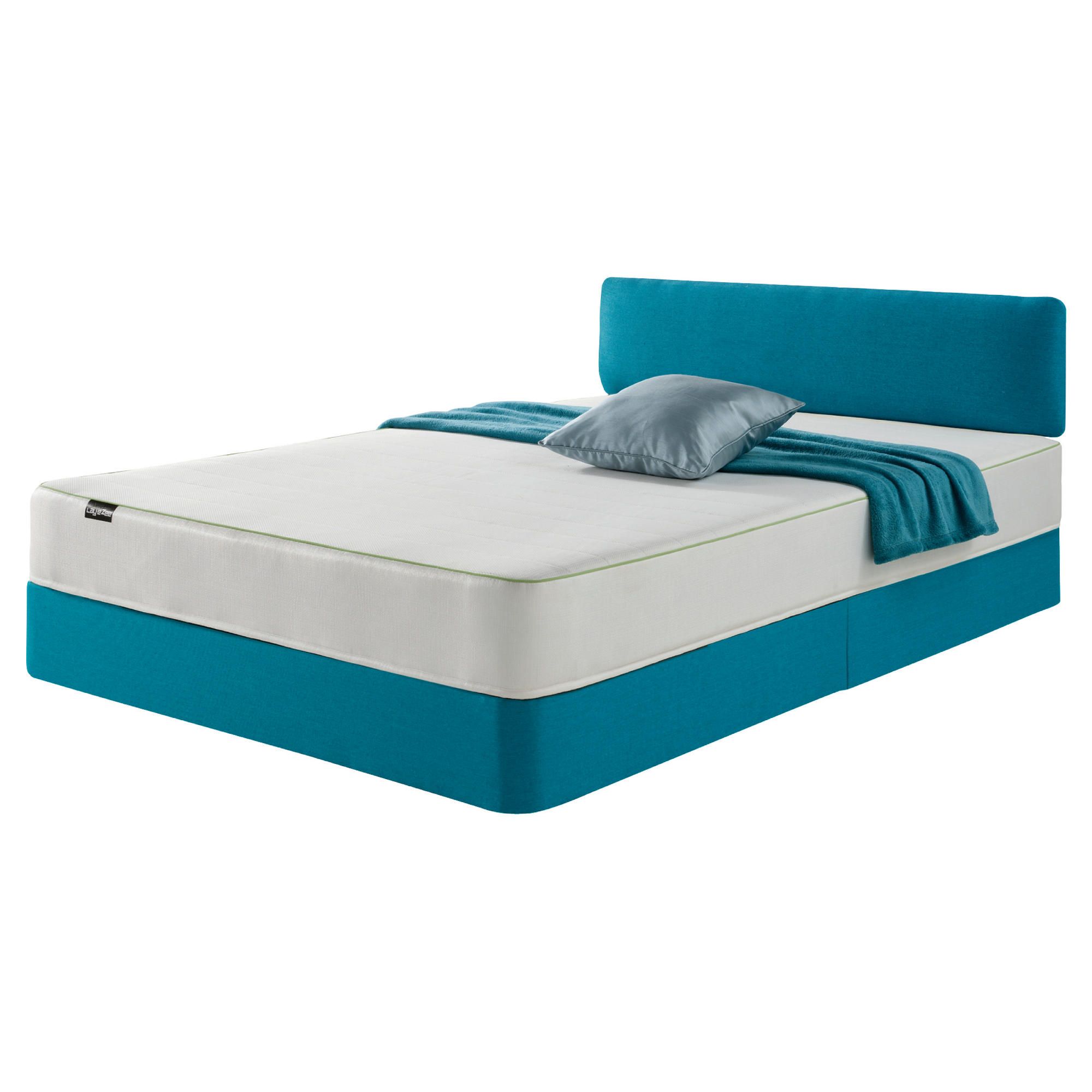 Layezee Teal Bed and Headboard Standard Mattress Small Double at Tesco Direct