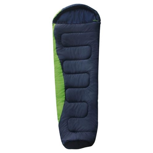 Image of Tesco Mummy Sleeping Bag, Blue