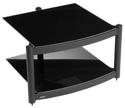 Image of Atacama Equinox 2 Shelf Hi-fi Stand In Black