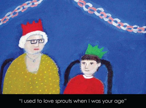Image of Holy Mackerel When I Was Your Age Greetings Card