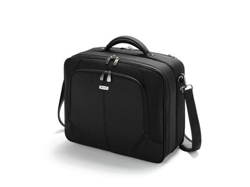 Image of Dicota Multitwin Carry Case (black) For 15 Inch To 164 Inch Notebook, Printer And Documents