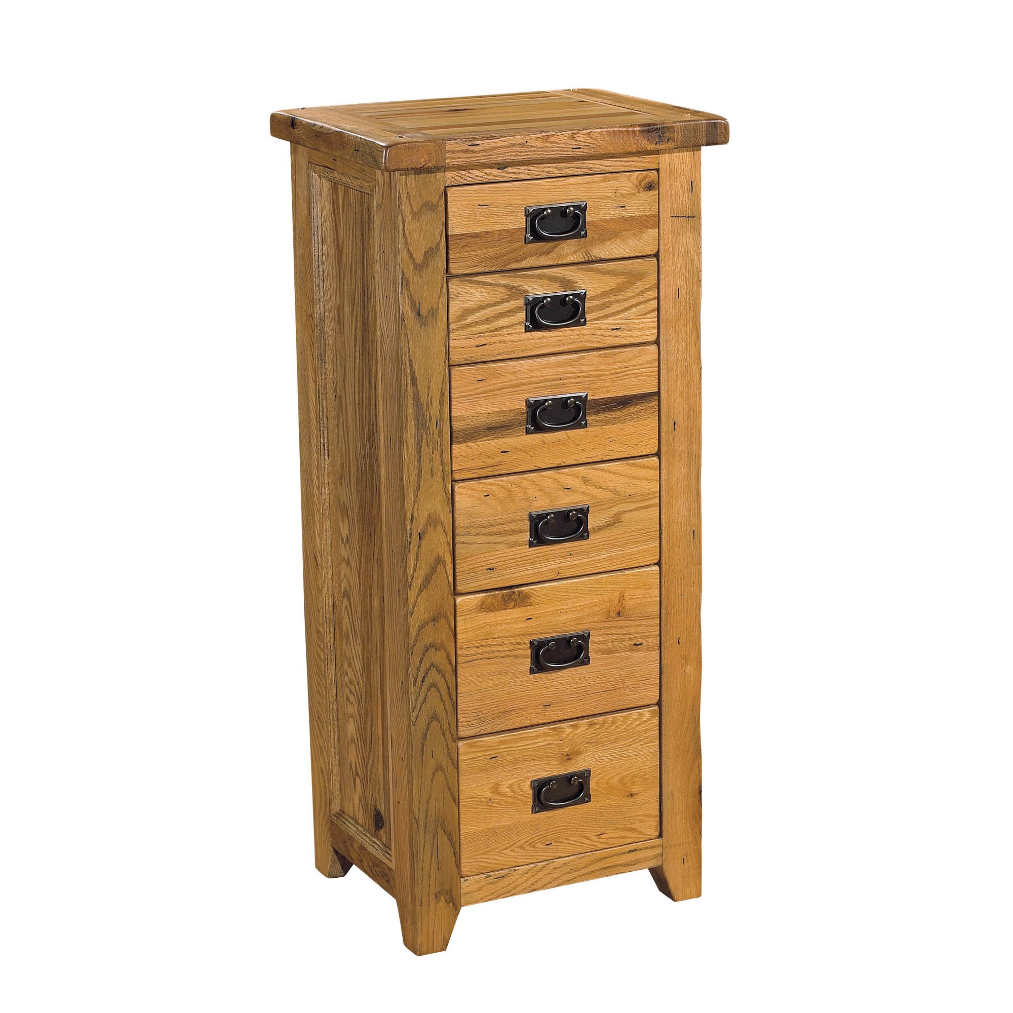 Kelburn Furniture Parnell 6 Drawer Wellington Chest in Rustic Oak at Tesco Direct