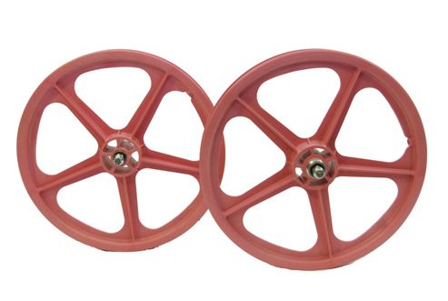 Image of Skyway Tuff Ii Pink 20" Bmx Wheelset