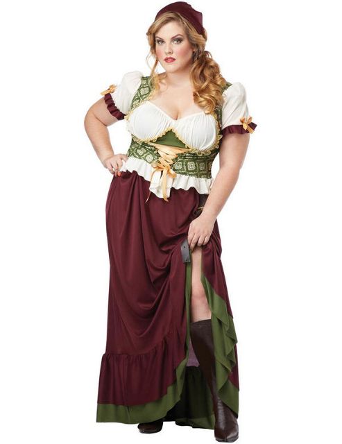 Image of Peasant Dress Costume (plus Size) 1xl