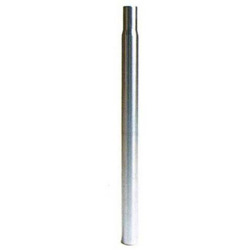 Image of Zoom 350mm Straight Alloy Seat Post In Silver - 27.2mm