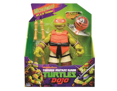 Image of Teenage Mutant Ninja Turtles Dojo Michelangelo Ninja In Training Orange
