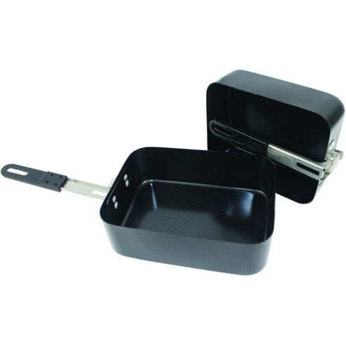 Image of Yellowstone Aluminium Non Stick Mess Tins - 2 Pack