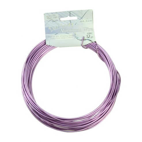 Image of Aluminium Wire 1.9mm Purple