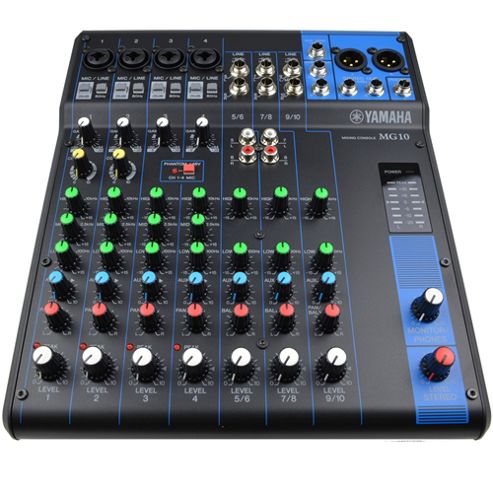 Image of Yamaha Mg10 Mg Series 10 Channel Analog Mixer