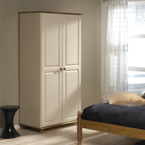 Image of Home Essence Balham Six Drawer Chest In Cream And Pine