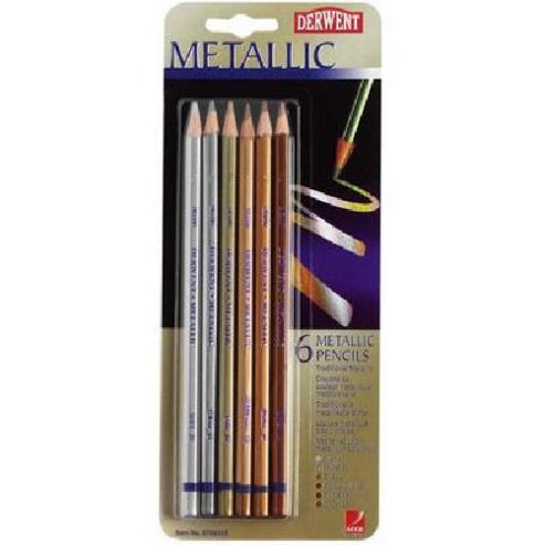Image of Derwent Metallic Blister 6 Pk