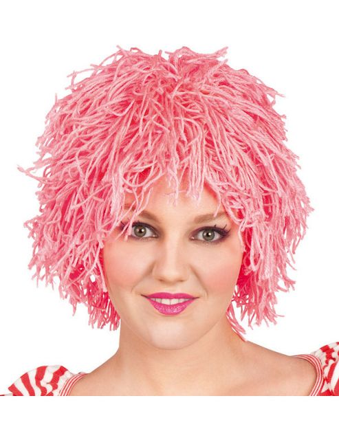 Image of Pink Rag Doll Wig