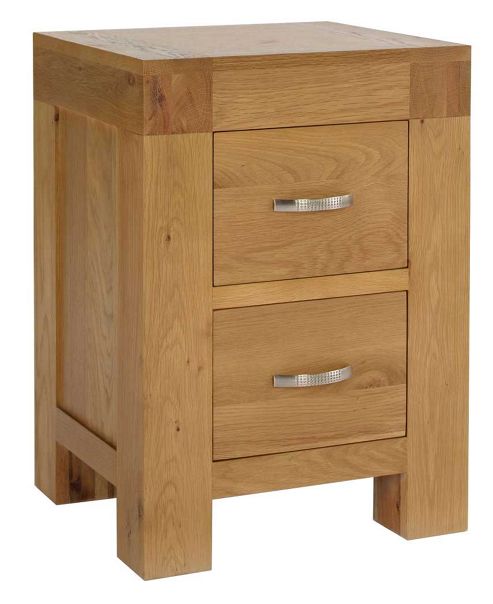 Image of Ametis Santana Blonde Oak Bedside Cabinet
