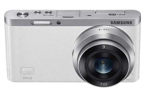 Image of Samsung Nx Mini Camera White 20.5mp 3.0lcd 9mm