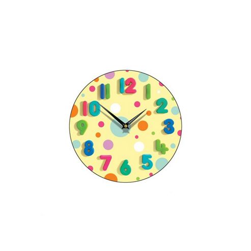 Image of Smith & Taylor Spotty Lemon Wall Clock