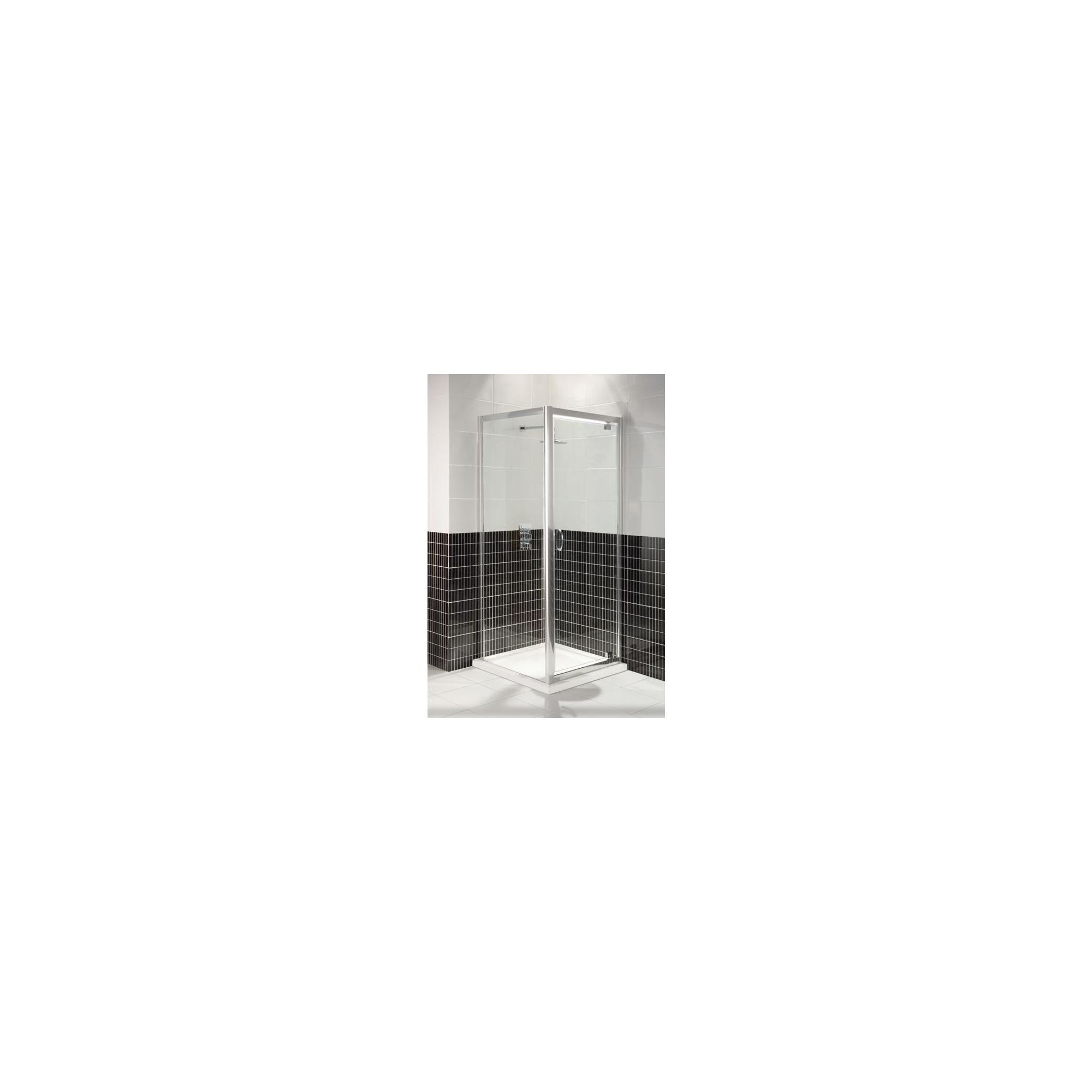 Balterley Framed Pivot Shower Enclosure, 760mm x 760mm, Standard Tray, 6mm Glass at Tesco Direct