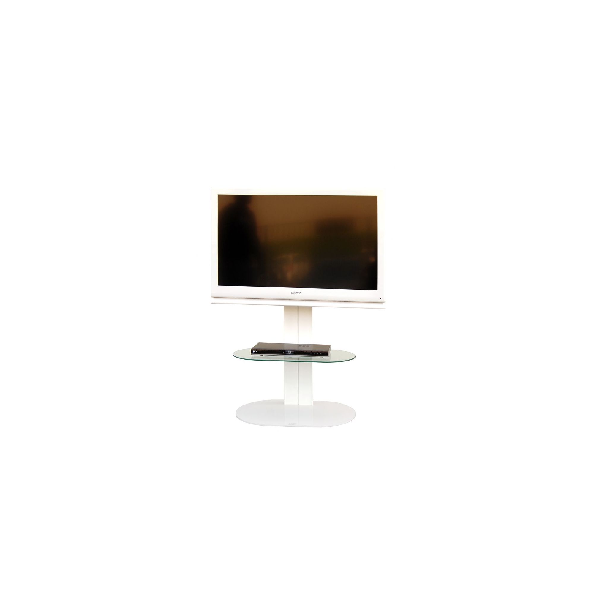 OMB Totem 1200 TV Stand - White at Tesco Direct