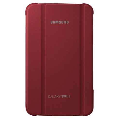 Image of Samsung Tab 3 Book Case Cover With Stand 7" - Red